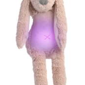 Happy Horse knuffel Rabbit Richie Nightlight with soothing sounds Old Pink 34cm
