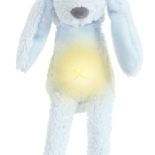 Happy Horse knuffel Rabbit Richie Nightlight with soothing sounds Blue 34cm