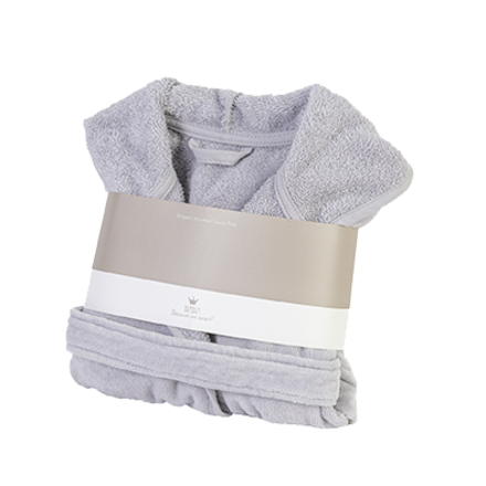 BamBam Organic badjas Grey 62/68