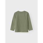 Name It mini jongens longsleeve VUX Oil Green Regular Fit