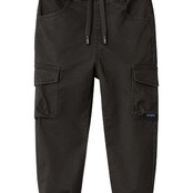 Name It mini jongens Broek BEN CARGO Black Baggy Fit