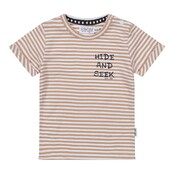 Dirkje jongens T-shirt Brown - R-HIDE AND SEEK