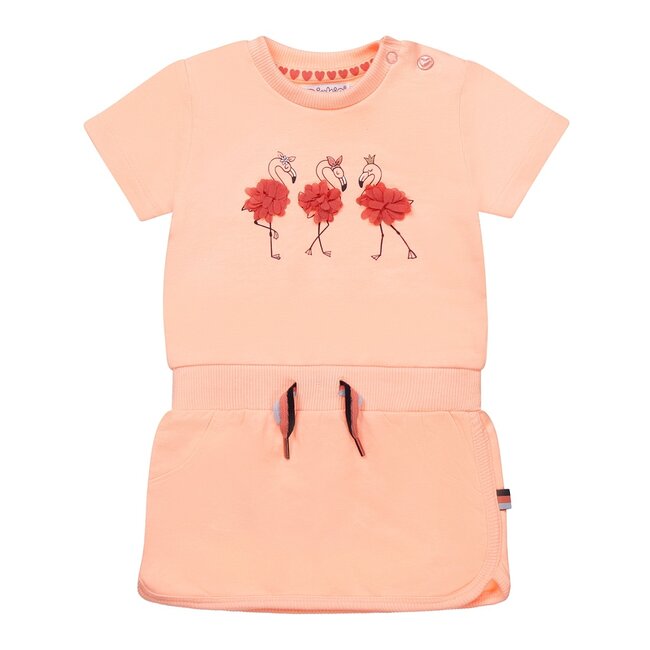 Dirkje meisjes jurk Bright peach - R-SWEET