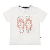 Dirkje meisjes T-shirt White - R-SMILE