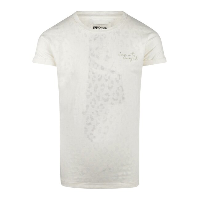 No Way Monday meisjes T-shirt Off white