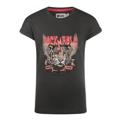 No Way Monday meisjes T-shirt Dark grey