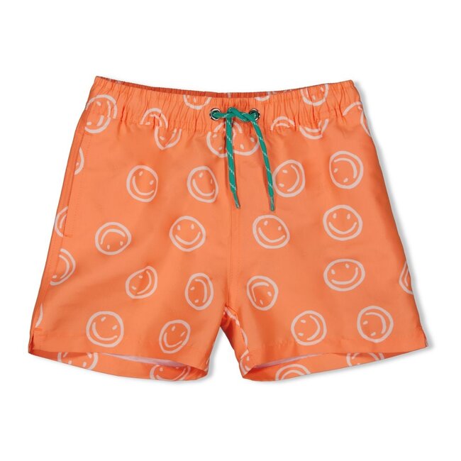 Sturdy Zwemshort AOP Neon Oranje - Checkmate