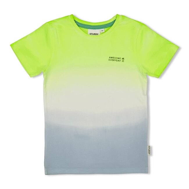 Sturdy T-shirt Lime - Gone Surfing