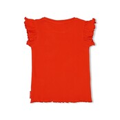 Jubel T-shirt rib Rood - Berry Nice