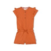 Jubel Jumpsuit kort Terracotta - Sunny Side Up