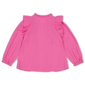 Jubel Blouse ruches Roze - Dream About Summer