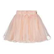 Le Chic meisjes mini TRACEY sparkly net rok Baroque Pink