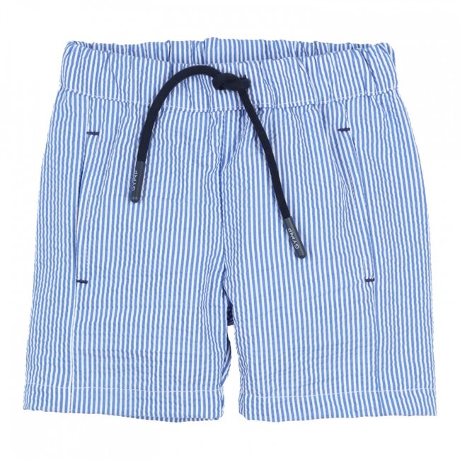 Gymp jongens short Caprio Blue - White