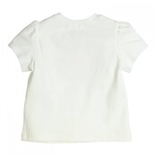 Gymp meisjes T-shirt Aerobic Off White - Rose