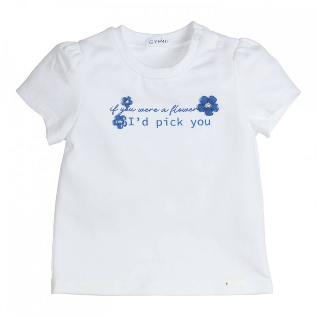 Gymp meisjes T-shirt Aerobic White