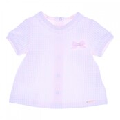 Gymp meisjes T-shirt Flo Light Pink - White