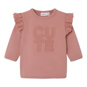 Name It baby meisjes trui BABETT Ash Rose Regular Fit