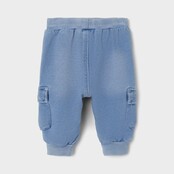 Name It baby jongens spijkerbroek BEN BAGGY CARGO Light Blue Denim Round Fit