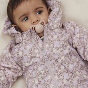 Name It baby meisjes jas MAXI FLOWER Burnished Lilac