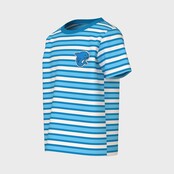 Name It mini jongens T-Shirt DIKE Swedish Blue Regular Fit