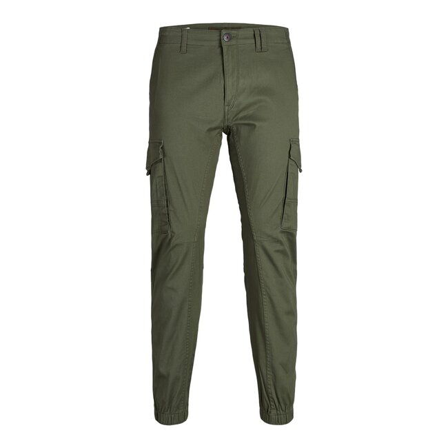 Jack&Jones jongens broek PAUL FLAKE Olive Night Slim Fit