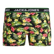 Jack&Jones jongens boxers PINK FLOWERS 3 PACK Black Black - Black