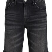 Jack&Jones jongens korte broek RICK Black Denim Regular Fit