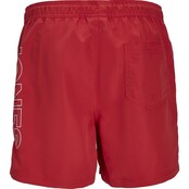 Jack&Jones jongens zwemshort FIJI DOUBLE LOGO True Red Regular Fit