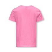 ONLY kids meisjes T-shirt NUNA Begonia Pink Bloom Regular Fit