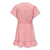 ONLY kids meisjes jurk PALMA Begonia Pink Cloud Dancer/Carrot Curl Regular Fit