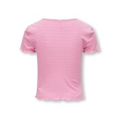 ONLY kids meisjes T-shirt WILMA Begonia Pink RASPBERRY ROSE Regular Fit