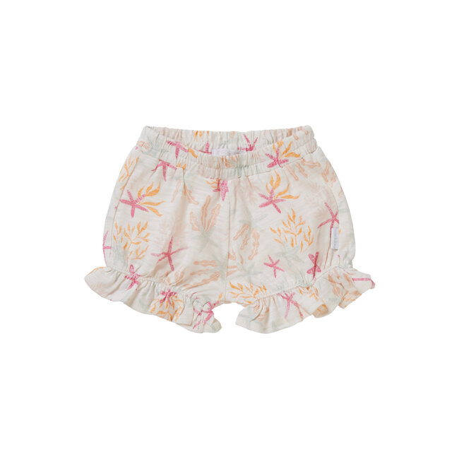 Noppies meisjes korte broek Chesapeake allover print Whisper White Wit