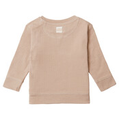 Noppies jongens longsleeve Boonville Warm Taupe Bruin