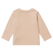 Noppies meisjes longsleeve Charlot Shifting sand Beige/Huid