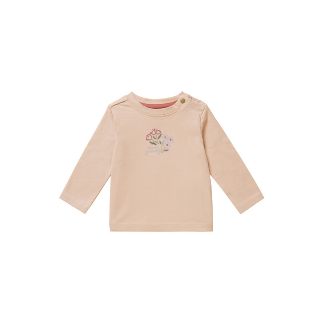 Noppies meisjes longsleeve Charlot Shifting sand Beige/Huid