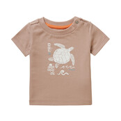 Noppies jongens T-shirt Buna Warm Taupe Bruin