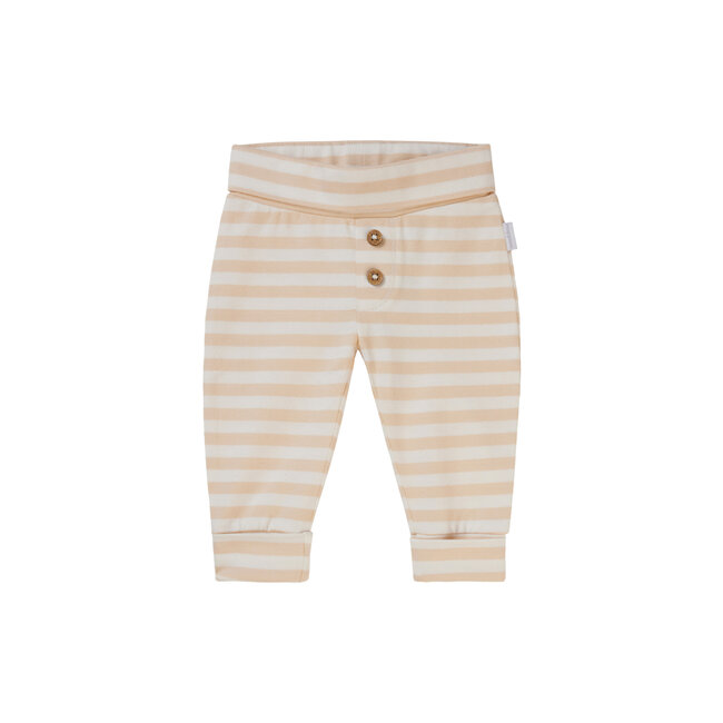 Noppies unisex broek Baxley slim fit stripe Biscotti Beige/Huid