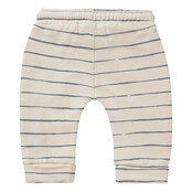 Noppies jongens broek Benjamin regular fit stripe Whitecap Gray Wit