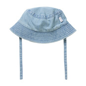 Noppies unisex muts Bethany Light Blue Denim Blauw