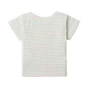 Noppies jongens T-shirt Bolton stripe Whisper White Wit