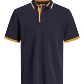 Jack&Jones jongens polo STEEL Dark Navy Regular Fit