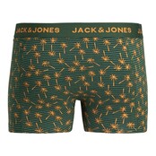 Jack&Jones jongens boxers CULA 3 PACK Dark Green Dark Green - Dark Green