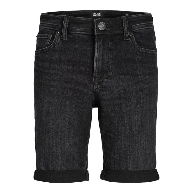 Jack&Jones jongens korte broek RICK Black Denim AM 809 Regular Fit