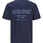 Jack&Jones jongens T-shirt GROW Navy Blazer LOOSE Wide Fit