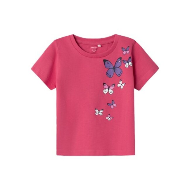 Name It mini meisjes T-Shirt BEATE Rethink Pink Regular Fit