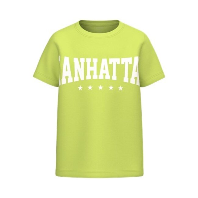 Name It kids jongens T-Shirt BERTE Wild Lime Regular Fit