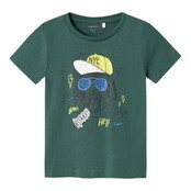 Name It mini jongens T-Shirt BERTE Mallard Green Regular Fit