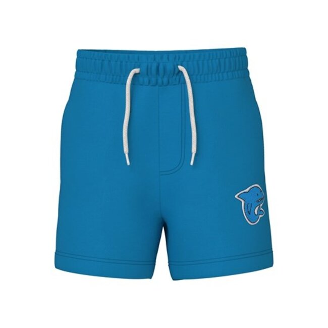 Name It mini jongens korte broek DIKE Swedish Blue Relaxed Fit