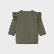 Name It baby meisjes trui BABETT Dusty Olive Regular Fit