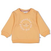 Feetje meisjes Sweater Abrikoos  - Sunny Side Up